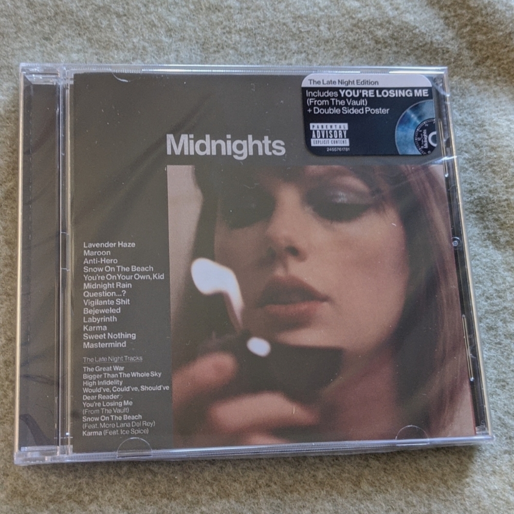 NEW TAYLOR SWIFT Mindnights CD with new unheard track